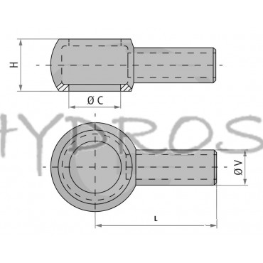 Banjotoru 12mm, L38, 3/8"